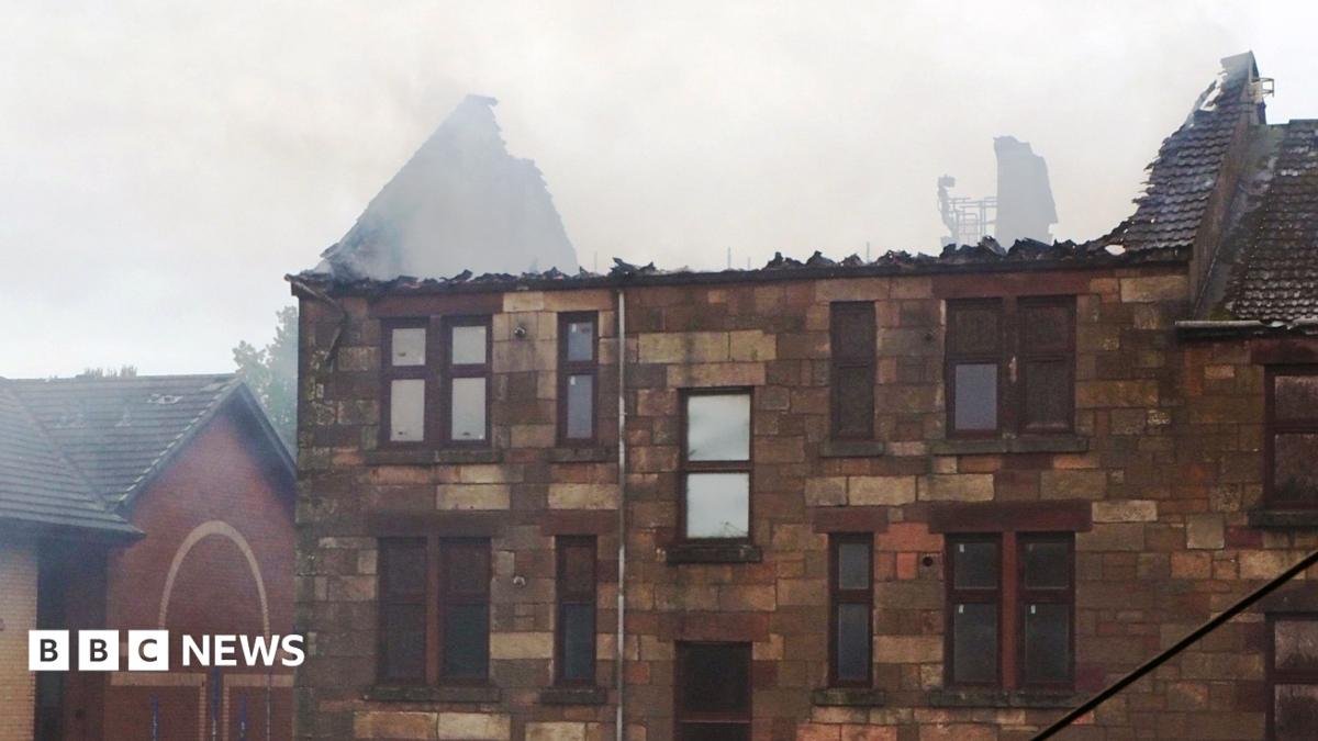 Police probe cause of fire at Glasgow affordable homes tenement
