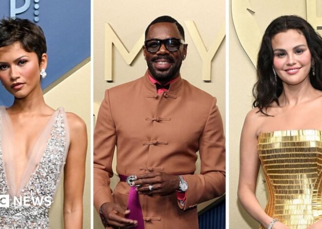 Watch: Selena Gomez, Zendaya and other stars light up Emmys red carpet