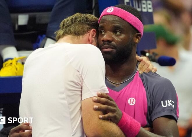 US Open 2026 results: Francis Tiafoe beats Alex Michelsen after trailing by two sets and break