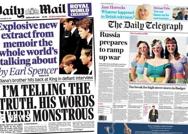 The Papers: 'Monstrous words' and 'Russia to ramp up war'