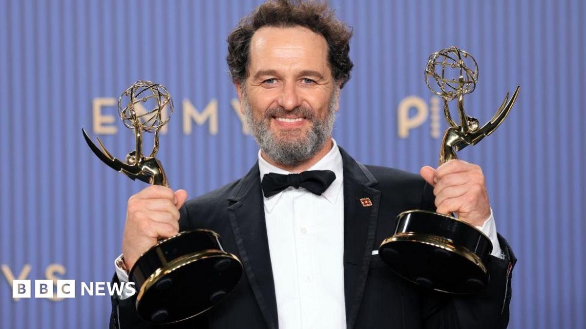 Emmy Awards: Welsh actor Matthew Rhys makes history with double win