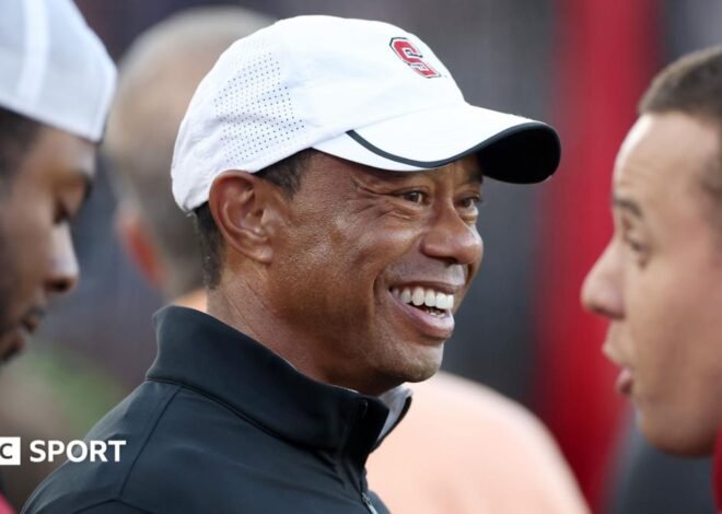 Tiger Woods: Golfer seen on range for the first time since March’s car crash