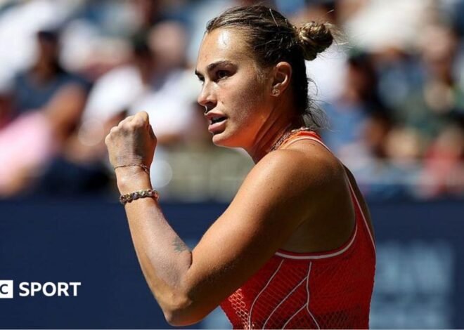 US Open 2026 results: Aryna Sabalenka fights back against Linda Noskova to keep title defence alive