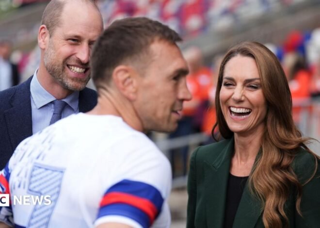 Prince William and Catherine’s surprise visit to Kevin Sinfield’s charity run