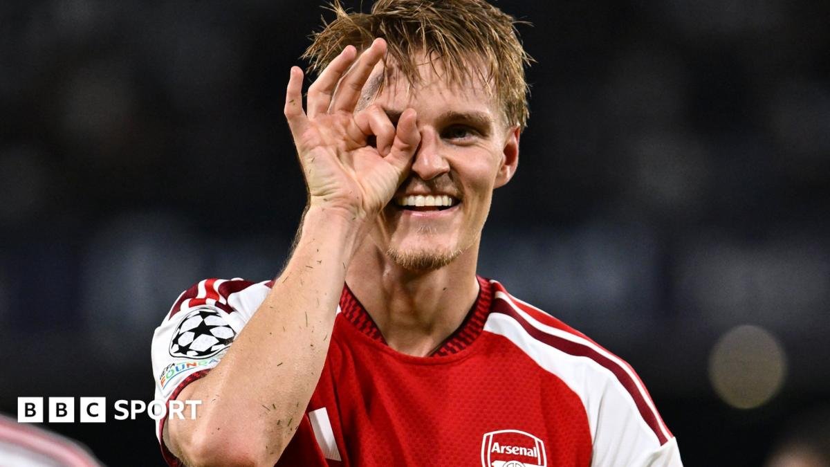 Napoli 0-1 Arsenal: Martin Odegaard looks back to his best for Gunners