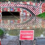 Thousands of Sussex homes without water and roads flooded