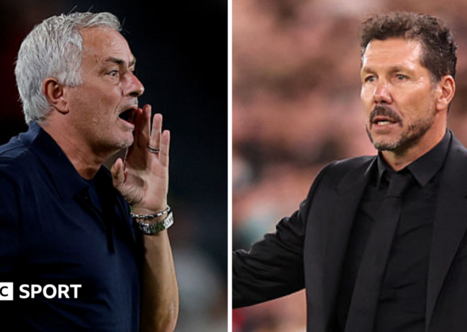 Real Madrid v Atletico Madrid: Jose Mourinho and Diego Simeone face off in Madrid derby
