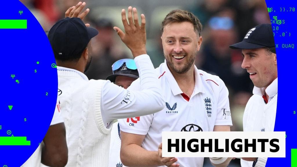 England v Pakistan Third Test, day two Edgbaston – highlights