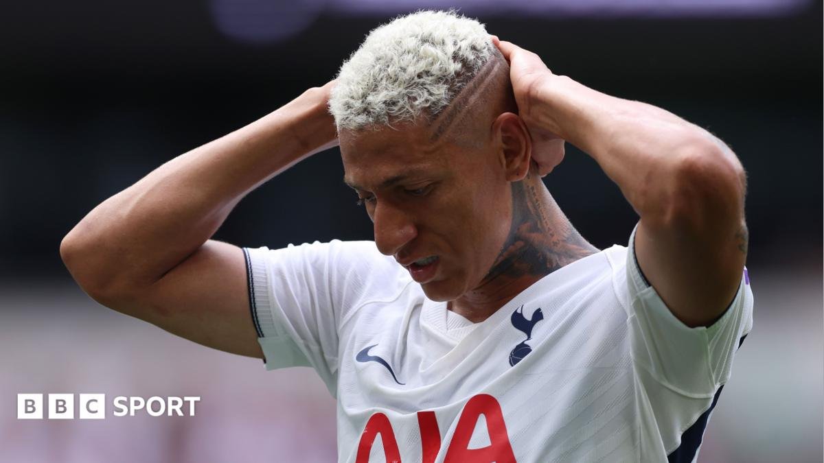 Spurs’ Richarlison posts ‘Why?’ and a tearful emoji after he is left out of Liverpool Carabao Cup tie
