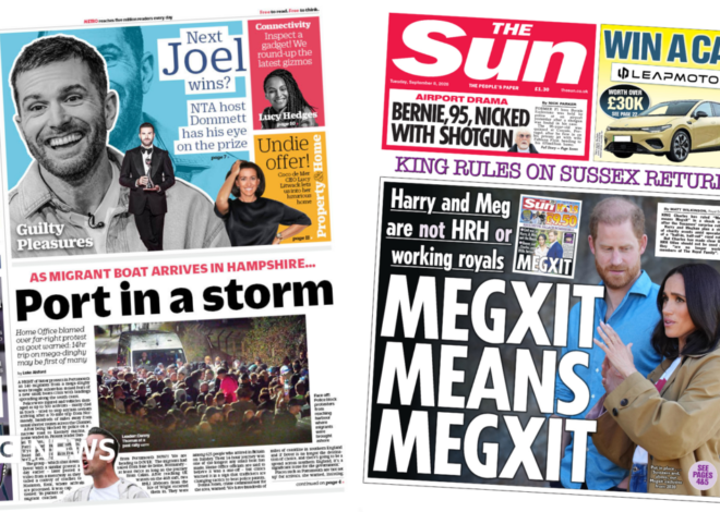 'Port in a storm' and 'Megxit means Megxit'