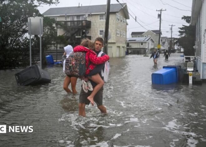 Nor’easter storm brings coastal flooding, as New York and New Jersey declare emergency