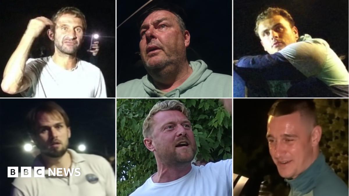 Police appeal for information on six men over anti-migrant protest