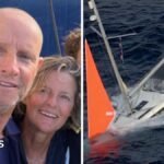Watch: Sailor couple survives after whale destroyed their ship