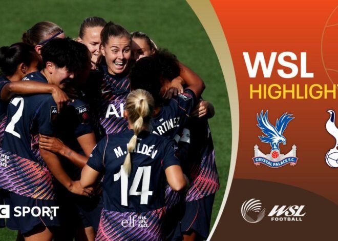 Highlights – WSL – Crystal Palace 0-7 Tottenham Hotspur