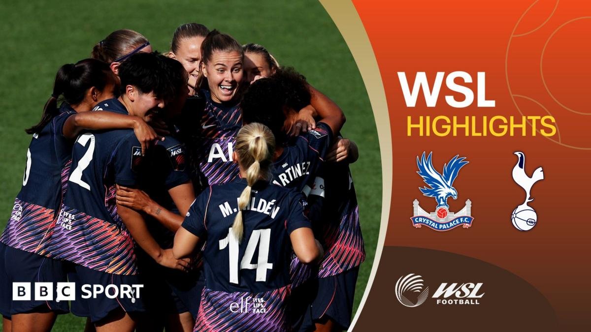 Highlights – WSL – Crystal Palace 0-7 Tottenham Hotspur