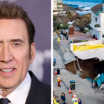 Nicolas Cage: Sinkhole opens up in front of actor’s home in Malibu
