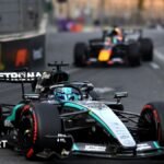 Azerbaijan Grand Prix result: George Russell holds off Max Verstappen for Baku win