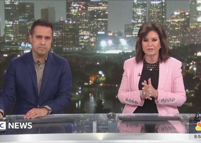 Moment NBC anchors confirm their helicopter crash