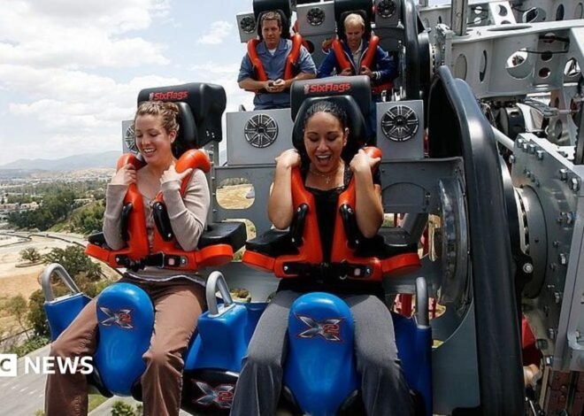 Six Flags shuts down X2 rollercoaster after hundreds allege brain injuries