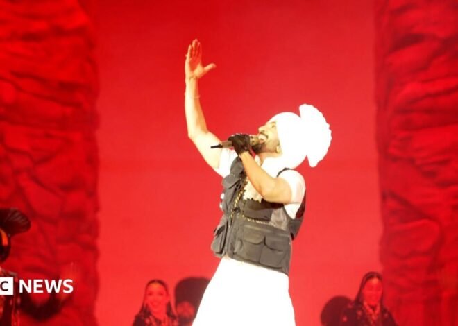 Diljit Dosanjh: Punjabi singer makes history under the famous Wembley arch