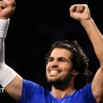 Laver Cup: Carlos Alcaraz saves match points as Team Europe take lead