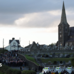 Protesters disperse after blocking controversial Orange Order parade