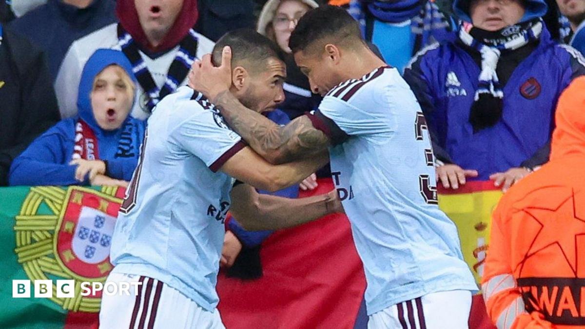 Aston Villa: Champions League victory in Brugge gives Villa lift-off with first win of season