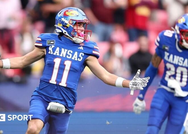 Union Jack Classic: Arizona State beat Kansas in first college game at Wembley