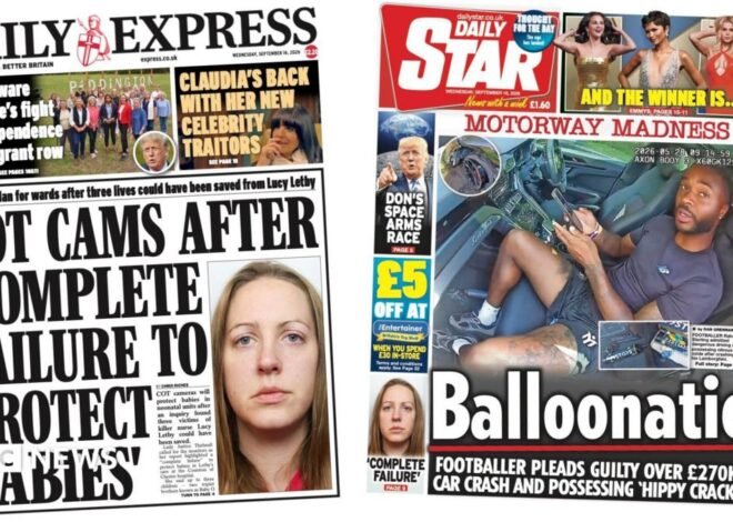 The Papers: 'Complete failure to protect babies' and 'Sterling mess'