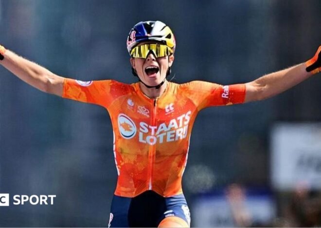 Demi Vollering takes women’s road race title in Montreal