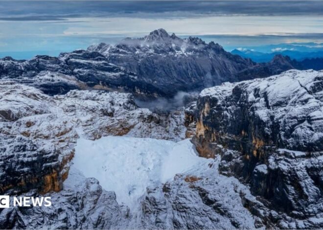 Indonesia Carstensz Pyramid: Papua’s ‘eternal snow’ on Puncak Jaya is about to disappear forever