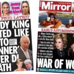 Newspaper headlines: ‘Giddy King’ and ‘war of words’ over Earl Spencer book