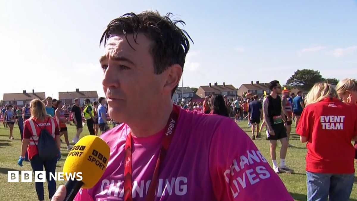 Andy Burnham among Great North Run 2026 finishers