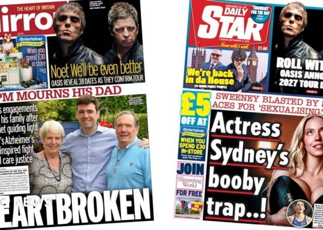 Newspaper headlines: Reform donors ‘could face enhanced checks’ and ‘Sydney Sweeney blasted’