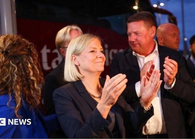 Swedish party blocs tied after Sunday vote, projections say