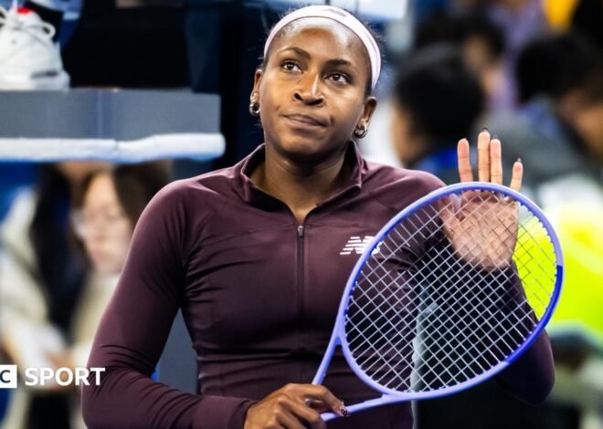 China Open: Coco Gauff condemns racist abuse on social media after incident during Sun Xinran match