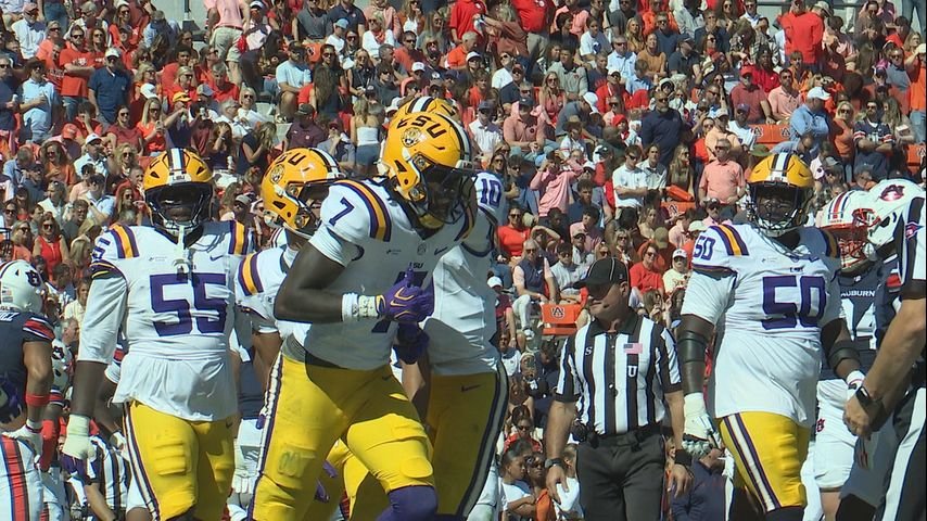 LSU defeats Auburn 38-17 in Alabama