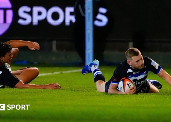 The Prem: Bath 40-34 Exeter: Bath beat Chiefs in 11-try thriller