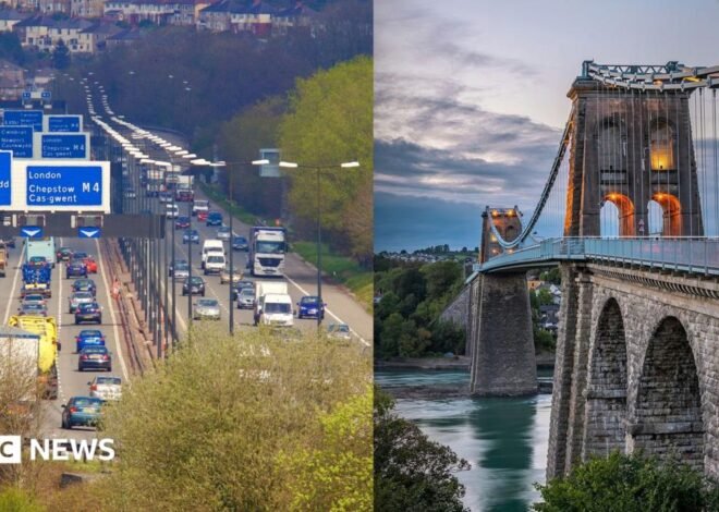 M4 junction closures and new Menai crossing in plans to tackle congestion on Welsh roads