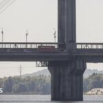 Russia targets busy bridge in central Kyiv in broad daylight