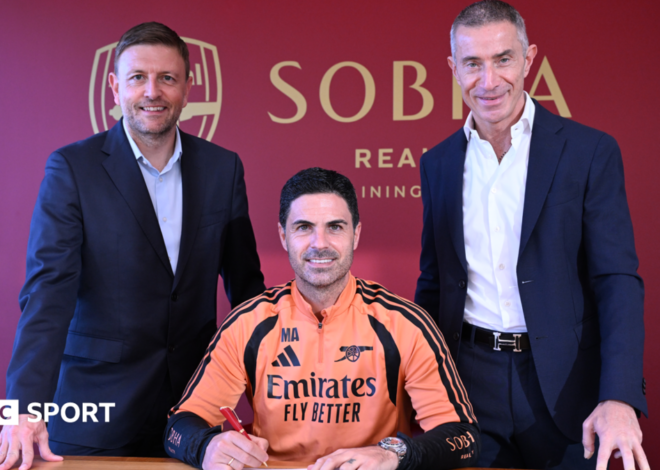 Mikel Arteta: Arsenal boss signs new contract until 2030